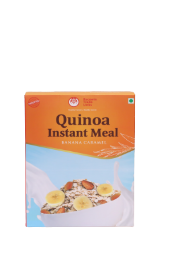 Quinoa Instant Meal (Banana Caramel)|Rich in Protein|Antioxidants|Good for kids|Almond and Banana Flavour Meal